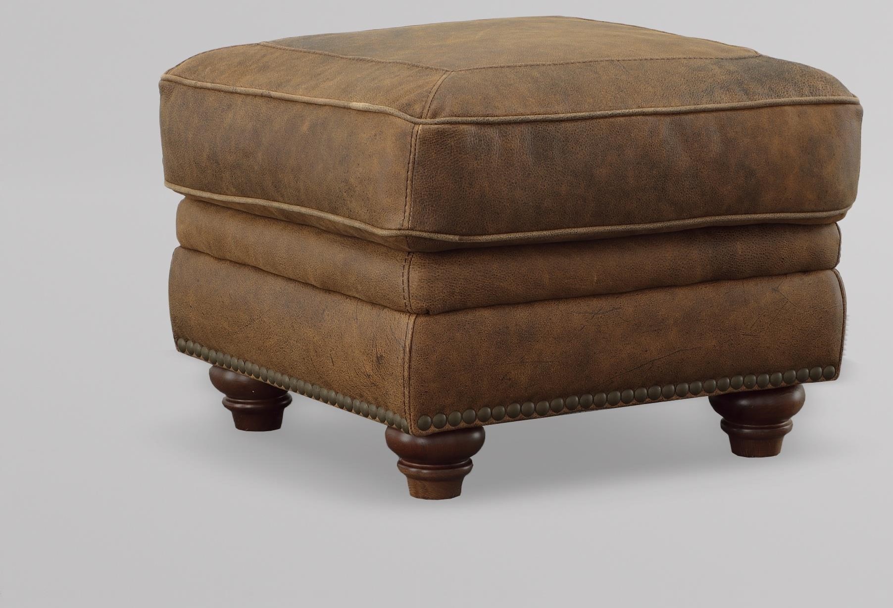Virginia Furniture Market Premium Leather Tuscany 130353 Ottoman
